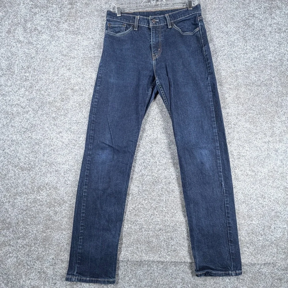 Levi's 502 Taper Jeans‎ Mens 30x32 Dark Blue Mid Rise Everyday Fit Stretch Denim
